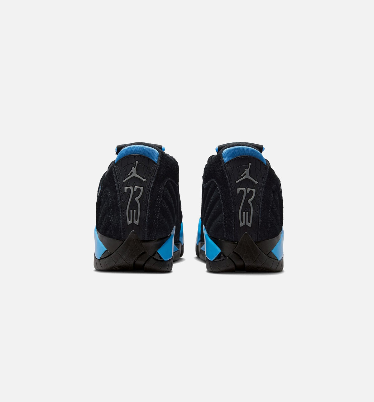 Air Jordan 14 Retro Black and University Blue | Grade School Lifestyle Shoe | Black/White/University Blue