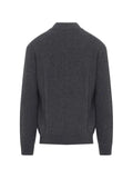 Canali ribbed-knit zip-up cardigan